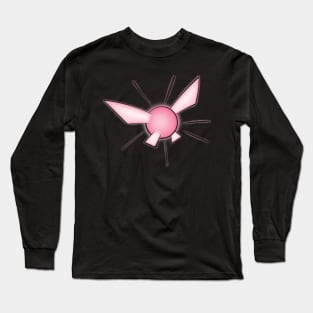 Glowing Fairy, Pink Long Sleeve T-Shirt